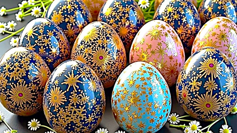 Великодні яйця які здивують усіх, простий секрет оформлення