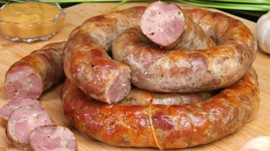 Домашня ковбаса яка завжди виходить ніжною і ароматною